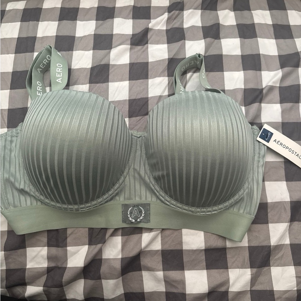 Aeropostale Green Seamless Bralette Intimates